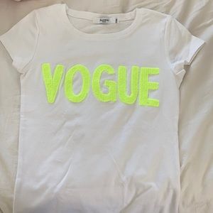 White VOUGE t-shirt